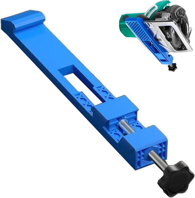 hinbkenla Adjustable Cutting Machine Base Guide,Saw Guide For Circular Saw,Guia Para Sierra Circular,Circular Saw Guide Rail,Electric Circular Saw Milling Positioning Clamp For Wood Tile Precision Cutting Tasks - Image 1
